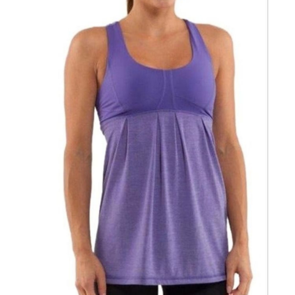 Lululemon Purple Run Your Heart Out Tank